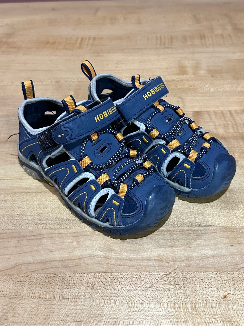 Toddler Active Sandals [navy + gold]
